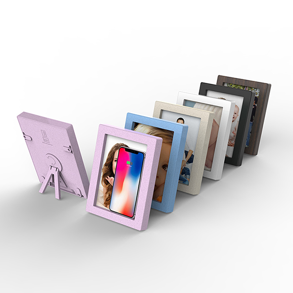 New private mould unique Photo Frame qi iphone 11 wireless charging LWS-6012
